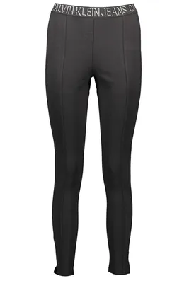 Produktbild von CALVIN KLEIN Damen Hose Businesshose Freizeithose Leggings , Größe:M, Farbe:schwarz (beh)