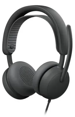 Obrázok produktu pre Logitech Zone Wired 2, Kábel, 20 - 20000 Hz, Hovor / hudba, 223,5 g, Slúchadlá s mikrofónom, Grafit
