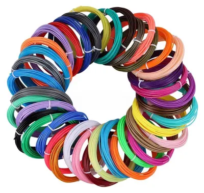 Produktbild von PLA-Filament für 3D-Stifte, 40 Farben, 1,75 mm, 200 m, kreatives Material für Kinder