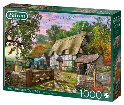 Produktbild von Falcon de luxe The Farmers Cottage - 1000 Teile, 1000 Stück(e), Bauernhof, 12 Jahr(e)