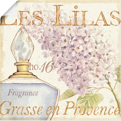 Produktbild von ARTland Poster Blumen und Parfum IV Größe: 30x30 cm