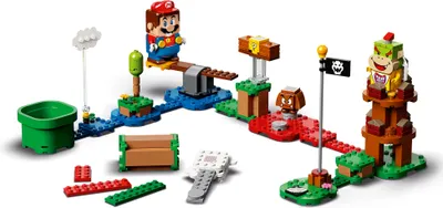 Produktbild von LEGO 71360 Super Mario Abenteuer mit Mario – Starterset, interaktive Figur und Bau-Spielzeug, sammelbares Geschenk für Mädchen und Jungen ab 6 Jahren