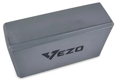 Zdjęcie produktu dla Vezo blok do jogi kostka piankowa klocek yoga pilates stretching fitness EVA szary 23 x 16 x 8 cm