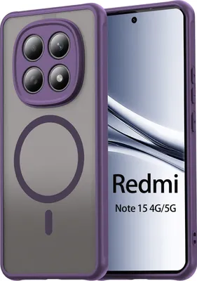 Produktbild von betterfon Matt Case für Xiaomi Redmi Note 15 (4G / 5G) / Poco M8 5G, Handyhülle, Schutzhülle, Kratzfest, Matt- Lila