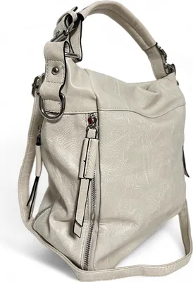 Produktbild von Handtasche Umhängetasche Henkeltasche Damentasche Schultertasche Shopper HoboBag Elfenbein