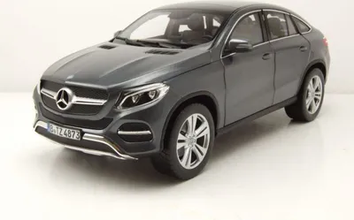 Produktbild von Mercedes GLE Coupe 2015 grau metallic Modellauto 1:18 Norev