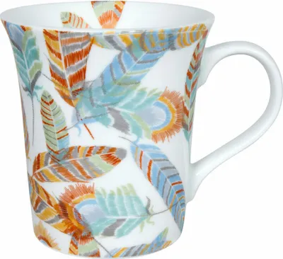 Image de Könitz Mug Shiny - Feathers, Tasse à café, Tasse, Tasse à café, Porcelaine, 410 ml, 11 1 100 2619