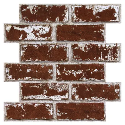 Produktbild von 3D-Wandpaneele, selbstklebende Wandverkleidung in Steinoptik, 10 Stück, 30 x 30 cm, wasserdicht, selbstklebende PVC-Wandpaneele für Wohnzimmer, Schlafzimmer und Küche.