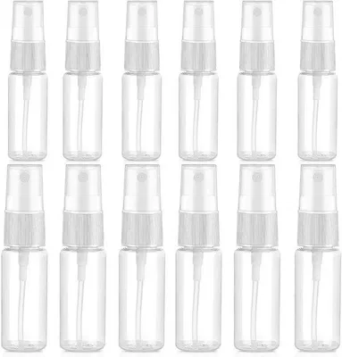 Produktbild von Reise-Sprayflaschen, transparent, kosmetische Flüssigkeit, 10 ml, 20 ml