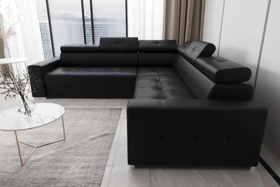 Produktbild von Wohnzimmer Textil Leder Luxus L Form Modern Ecksofa Couch Polsterung Sofas Neu
