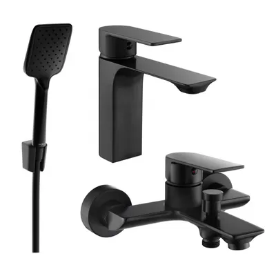 Obrázok produktu pre Mexen Alexa R62 vaňová súprava, čierna - 71203R62-70