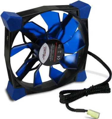 Obrázok produktu pre Inter-Tech N-120-B, Ventilátor, Čierna, Modrá