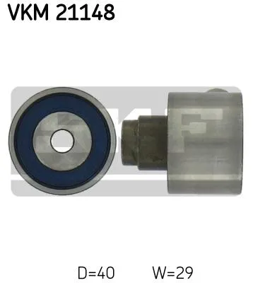 Produktbild von SKF VKM 21148 Umlenkrolle Zahnriemen für VW Golf VII Schrägheck (5G1, BQ1, BE1, BE2) GOLF VI (5K1) Polo Schrägheck (6R1, 6C1) für AUDI A4 Avant