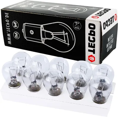 Productafbeelding van Kogellamp Dubbele Gloeidraad - Remlicht Parkeerlicht - Auto Verlichting - 12 Volt 21/5 Watt - 10 Stuks - Helder