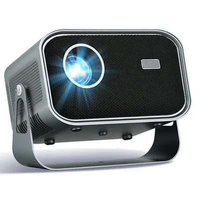 Produktbild von CkeyiN LCD-Beamer Tragbarer 1080P Projektor unterstützt Netflix Youtube LCD-Beamer 1280×720 px unterstützt 4K Dekodierung
