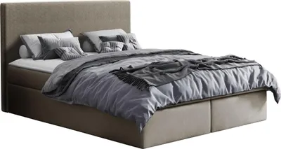 Produktbild von MIRJAN24 Boxspringbett Cosmo, Doppelbett mit zwei Bettkästen für die Bettwäsche, Stilvoll Polsterbett (Farbe: Velluto 3, Größe: 180 x 200 cm)