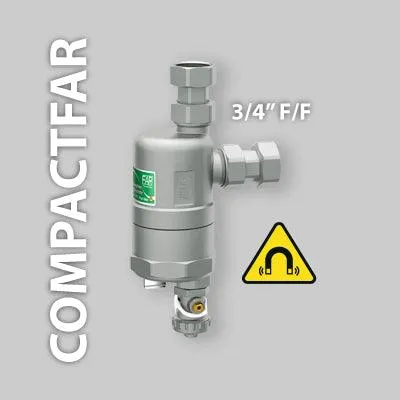 Immagine prodotto di Defangatore Magnetico Ultracompatto "Compactfar" Cromato 3/4" Ff