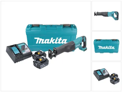 Obrázok produktu pre Akumulátorová priamočiara píla Makita DJR 186 RGK 18 V + 2x akumulátor 6,0 Ah + nabíjačka + kufor