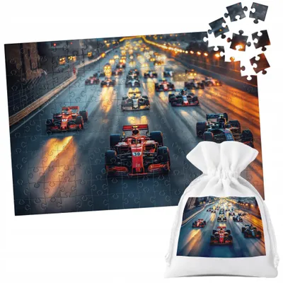 Obrázek produktu pro PUZZLE TRADYCYJNE - BOLID F1 WYŚCIGI SPORT - 70 el