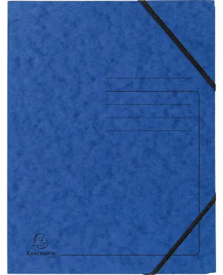 Obrázek produktu pro Exacompta 555412E Sammelmappe - A4, 355 g/qm, Gummizug, blau