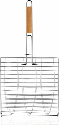 Produktbild von GLÜCKLICHES GRÜN Gitter Grill An 3 Fisch Grillen 58 x 25 x 27 cm