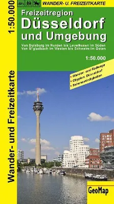 Produktbild von Radwanderkarte Düsseldorf und Umgebung 1 : 50 000