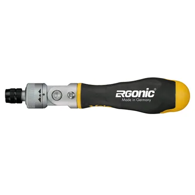 Zdjęcie produktu dla Grzechotka do dużych obciążeń Felo Ergonic K 43899940 Klucz nasadowy z grzechotką dwustronną 1/4" z mechanizmem blokującym