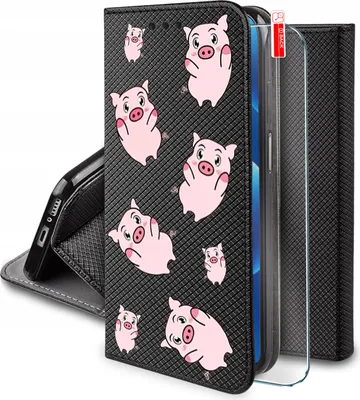 Obrázok produktu pre Etui do Samsung A17 5G MAGNET WZORY CASE PORTFEL + SZKŁO 9H
