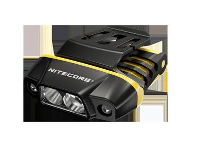 Produktbild von Nitecore NU11, Stirnband-Taschenlampe, Schwarz, Gelb, Kunststoff, 1 m, IPX5, 2 Lampen