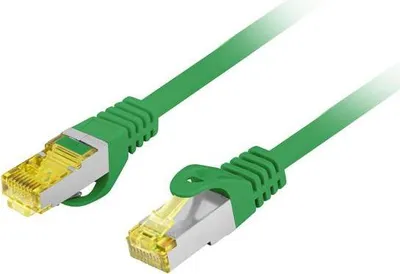 Produktbild von Lanberg PCF6A-10CU, 1,5 m, Cat6a, S/FTP (S-STP), RJ-45, RJ-45, Grün
