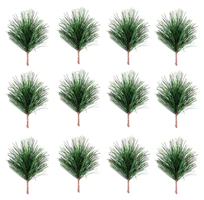 Produktbild von Künstliche Tannennadeln und Zweige für die Weihnachtsdekoration