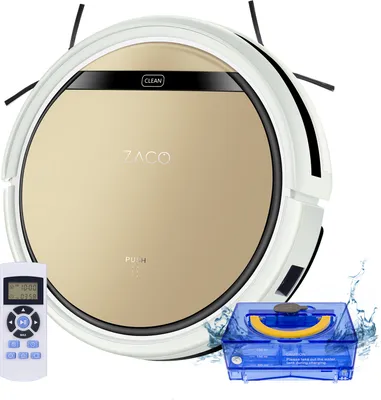 Produktbild von ZACO V5sPro Saugroboter mit Wischfunktion (mit Fernbedienung, für Tierhaar & Allergiker)