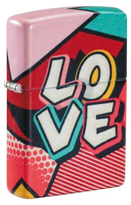 Zdjęcie produktu dla Zapalniczka Zippo Storm - Love Design - Możliwość wielokrotnego napełniania - Pudełko upominkowe - Metalowy korpus - Wyprodukowano w USA