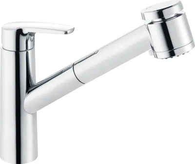 Produktbild von heinrichschulte Spültischarmatur omega_2,  mit herausziehbarer Handrause