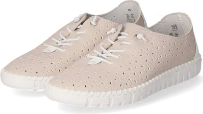 Zdjęcie produktu dla Niskie buty damskie Rieker taupe gładka skóraRozmiar:42