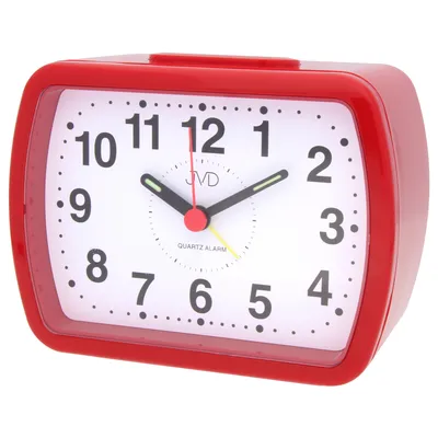 Produktbild von JVD SR309.2 Wecker Quarz analog rot mit Glockensignal