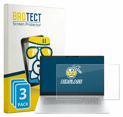 Produktbild von 3x BROTECT Schutzglas für HP OmniBook 3 17 17-dp0233ngx Schutzfolie Panzer Folie Glas Display Schutz klar