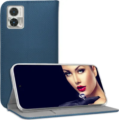 Immagine prodotto di Custodia protettiva Bookstyle per Motorola Edge 30 Neo (Edge 30 Lite, 6,28'') - Blu