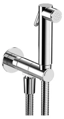 Image de Sapho Valves - Robinetterie murale avec douchette Bidet, Chrome SG107