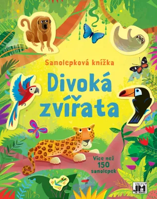 Zdjęcie produktu dla Samolepková knížka Divoká zvířata