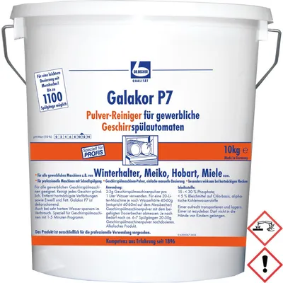 Produktbild von kg "Dr. Becher" Galakor P7 Geschirrreiniger (Pulver)