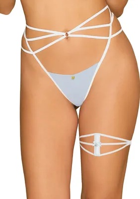 Produktbild von Obsessive - OB A760 garter white S/M