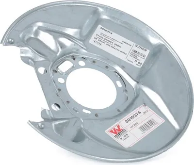 Produktbild von VAN WEZEL Spritzblech Bremsscheibe passend für MERCEDES-BENZ Stufenheck (W123) Hinten Rechts 3010374 Ankerblech