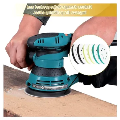 Produktbild von 6 Stück Schleiftellerschoner Softauflage, 125 mm Schwamm Interface Pad