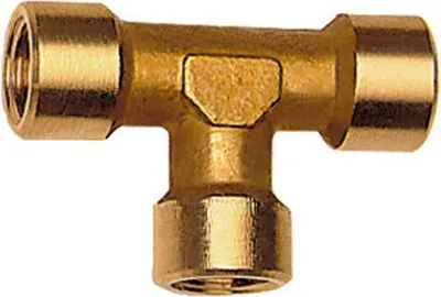 Image de RIEGLER Raccord en T intérieur/intérieur/intérieur, raccordement : 1/4 pouce