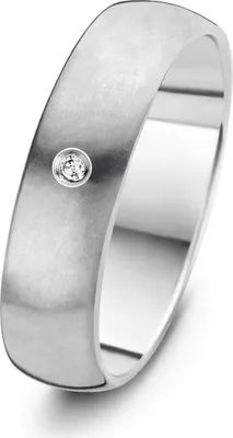 Produktbild von Danish Design - Ring - Damen - IJ137R1D-59 - Randers - Titanium - Diamanten - Weite 59