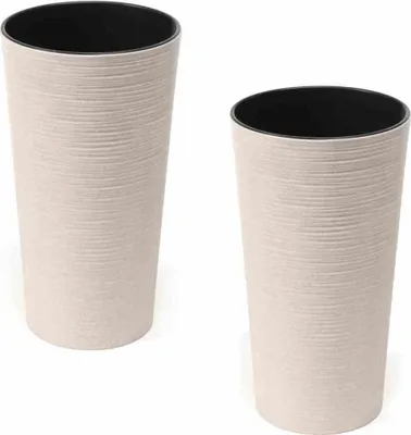 Zdjęcie produktu dla SIENA GARDEN Sadzarka LOCON zestaw 2 sztuk 30 cm biała