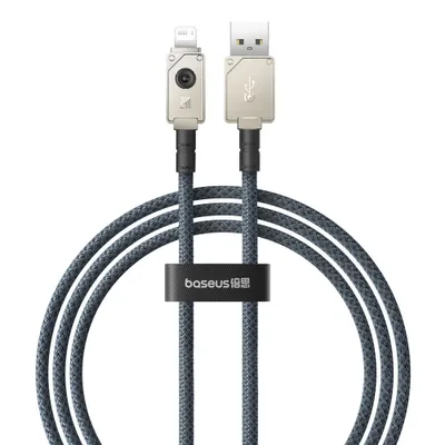 Image de Baseus Unbreakable USB A to iP cable 1 m 5V-2.4A White