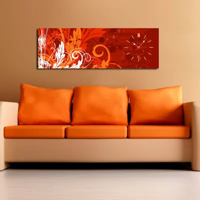 Produktbild von Opviq, 3090CS-5, Wanduhren, Mehrfarbig, Holz, 30 x 90 cm