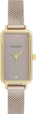 Produktbild von Oozoo Damen Metallarmband Uhr Timepieces taupe braun Analog Quarzuhr UOC11534